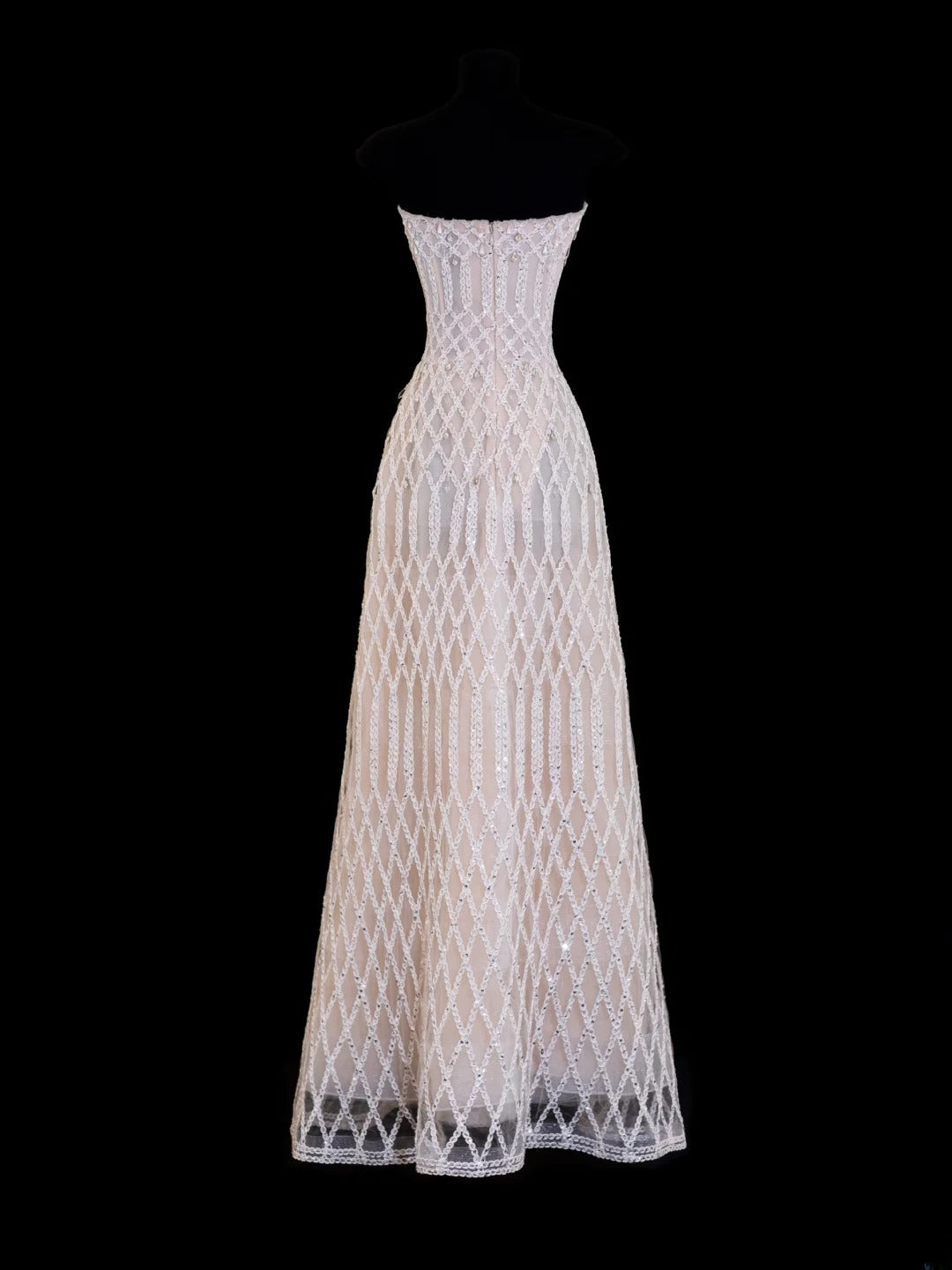 Robes de mariée élégantes, coupe trapèze, bustier, couleur champagne, ornées de perles, longues, tailles petites et grandes, pour femmes SA105