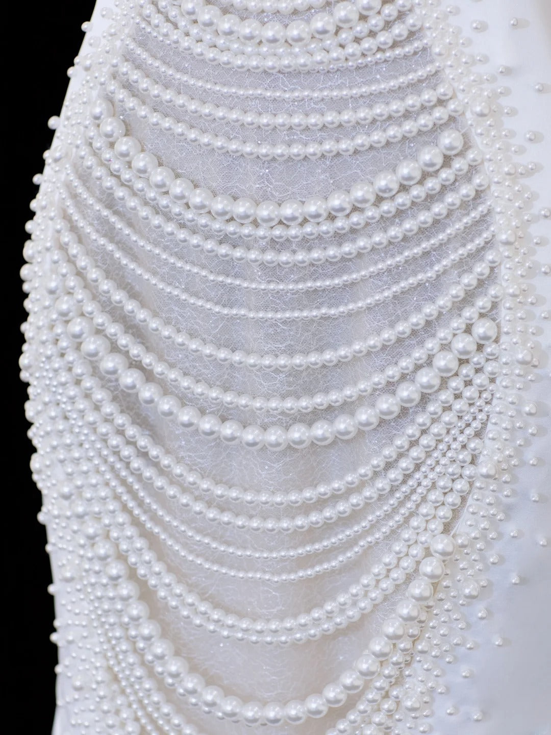 Robe de mariée intemporelle, style sirène romantique, dos nu, ornée de perles, blanche, tailles petites et grandes, SA110