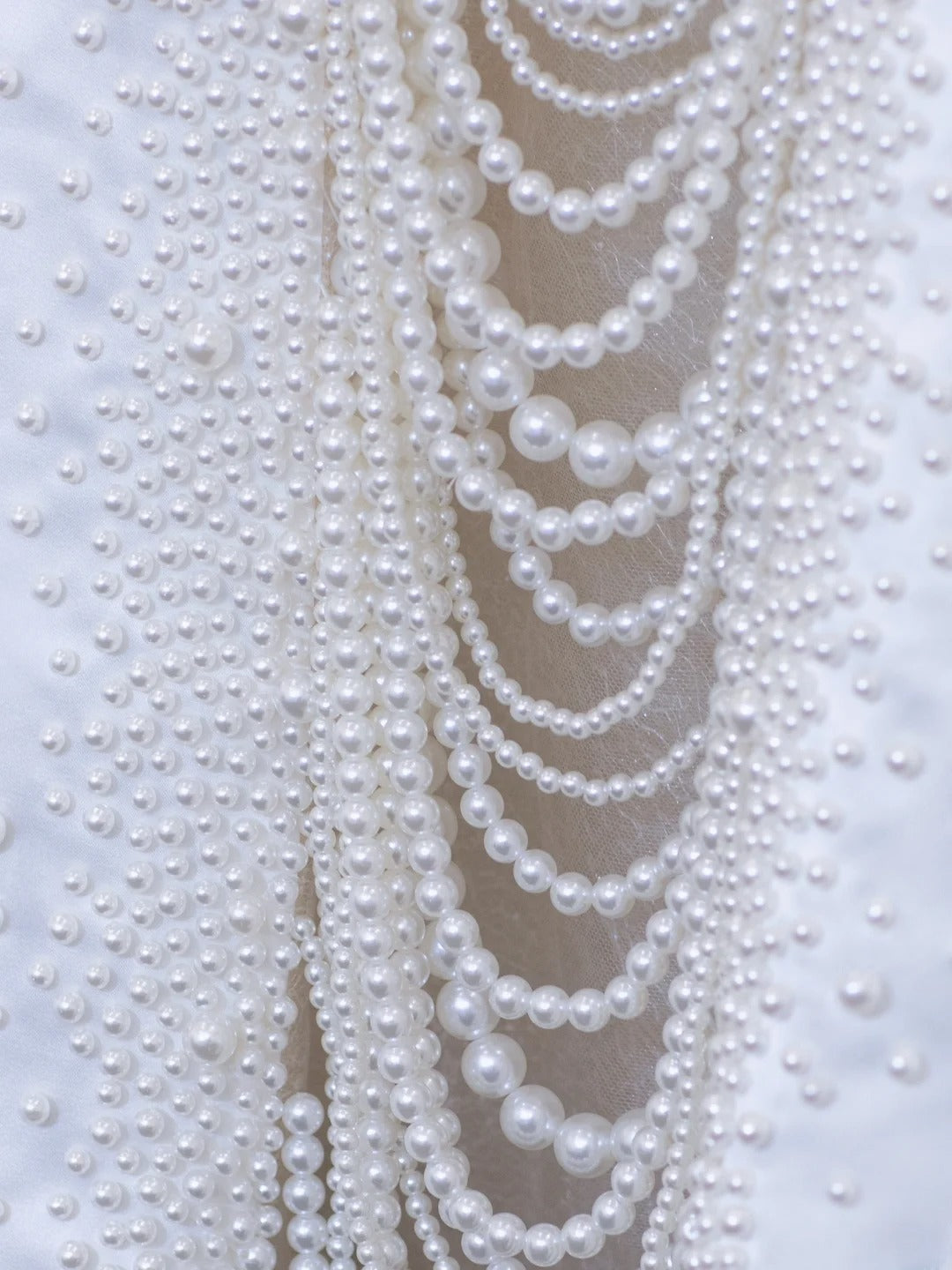 Robe de mariée intemporelle, style sirène romantique, dos nu, ornée de perles, blanche, tailles petites et grandes, SA110