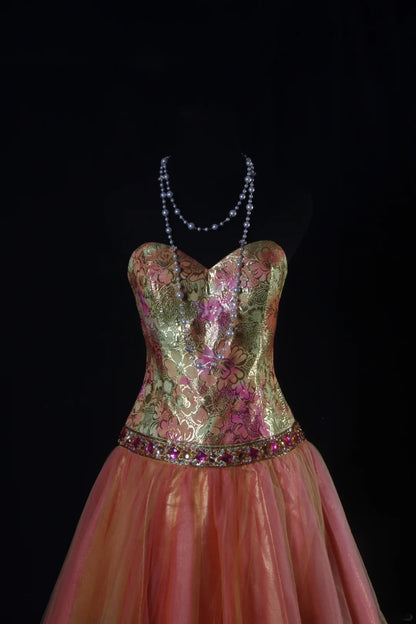 Chic Ball Gown Sweetheart Blush Pink 16th Birthday Dress Homecoming Dresses Cocktail Gown AS110