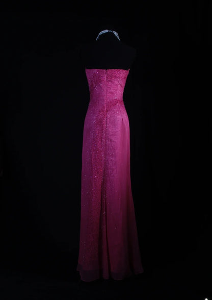 Vintage Prom Dresses Inspiration A Line Sweetheart Pink Semi Formal 90s Prom Dresses With Beads For Teenagers High Schools AS155