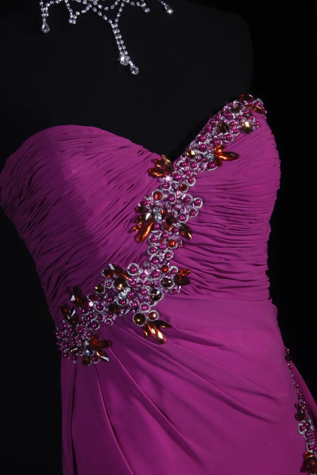 Vintage Prom Dresses Inspiration A Line Sweetheart Pink Semi Formal 90s Prom Dresses With Slit Beads For Teens High Schools AS157