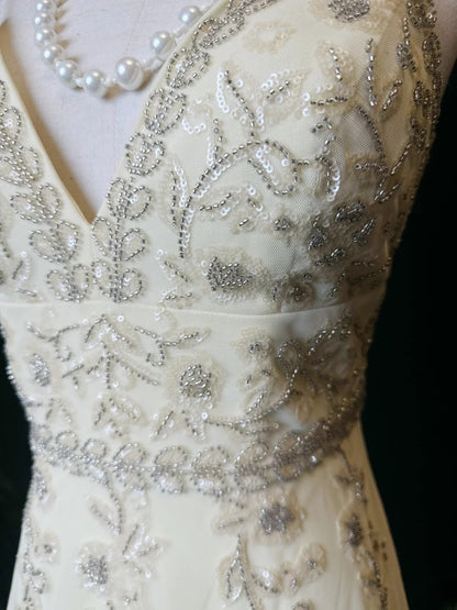 Sparkly Prom Dresses A line Spaghetti Strap Yellow Chiffon With Lace Sleeveless Long Formal Outfits RB5985