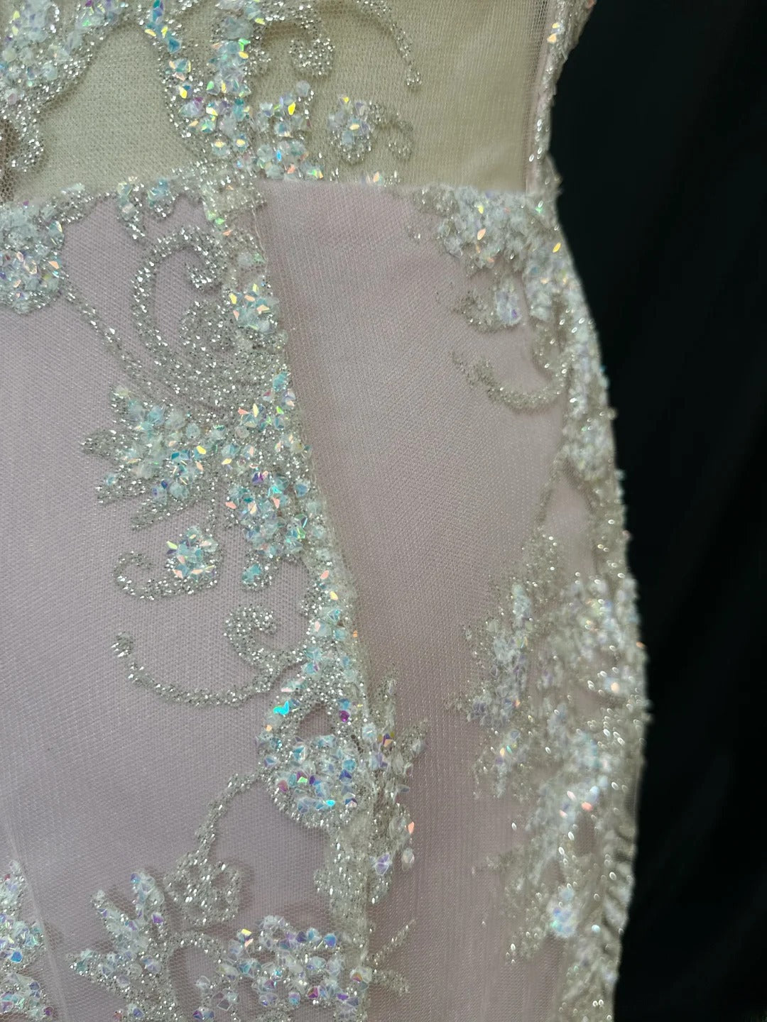 Vintage 80s Prom Dresses Mermaid V Neck Pink Lace Satin With Appliqued Long Party Gown Formal Outfits RB5998