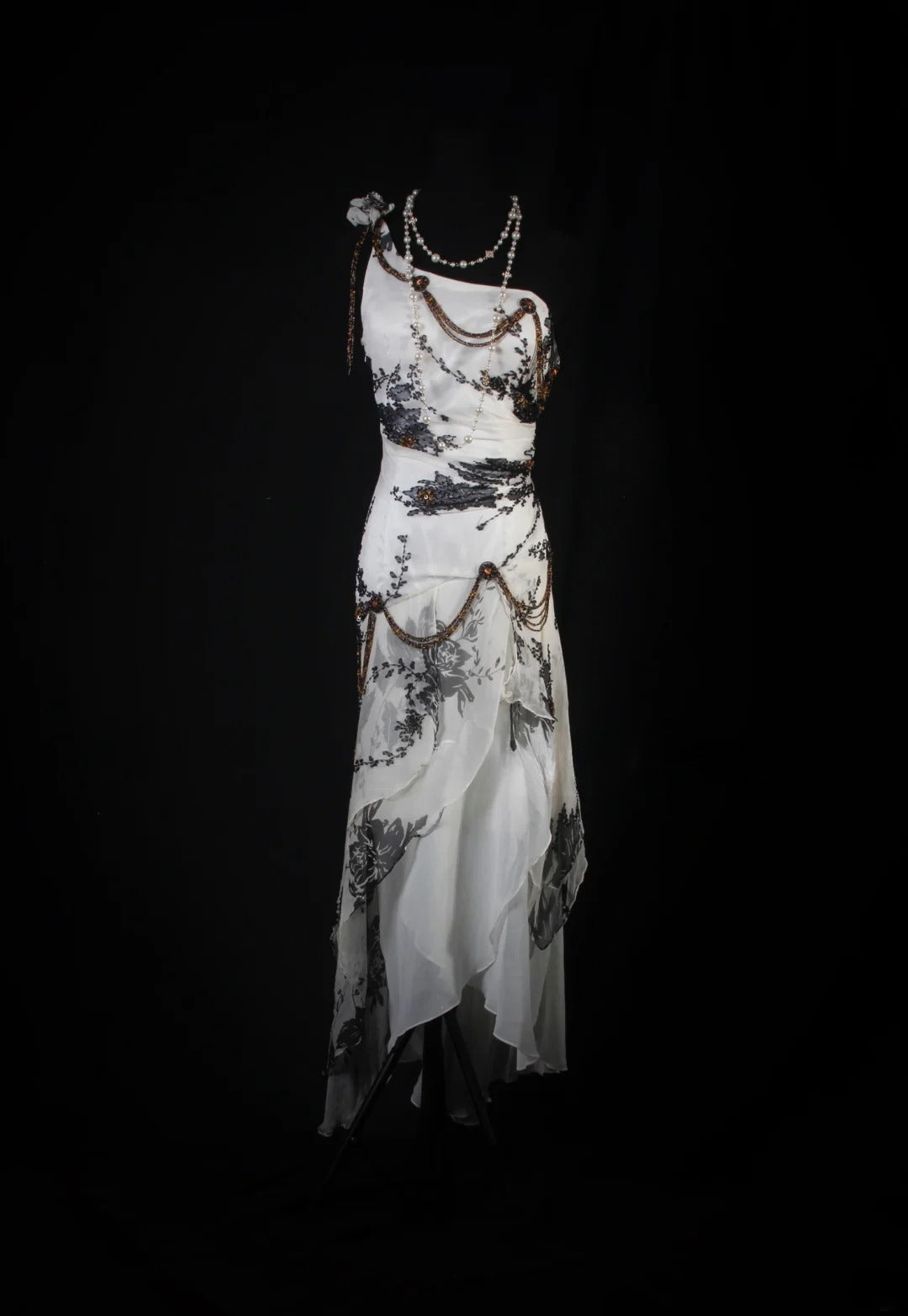 Vintage-Abendkleider im Stil der 1950er Jahre, Meerjungfrauen-Stil, schulterfrei, Chiffon, schwarz, lange Partykleider, AS198