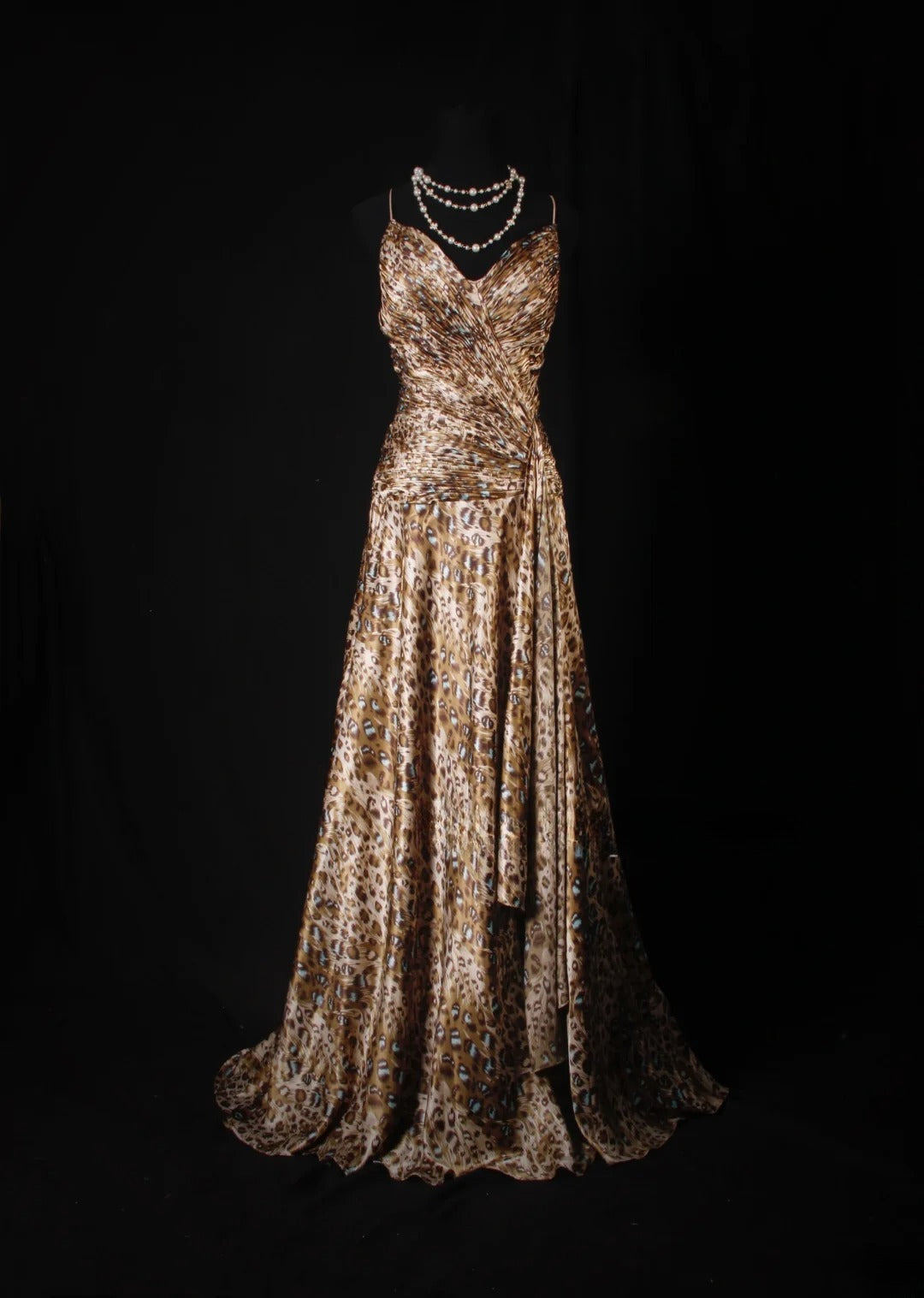 Vintage-Abendkleider im Stil der 1950er Jahre: A-Linie, Spaghettiträger, rückenfrei, langes Partykleid, Abendkleid AS204