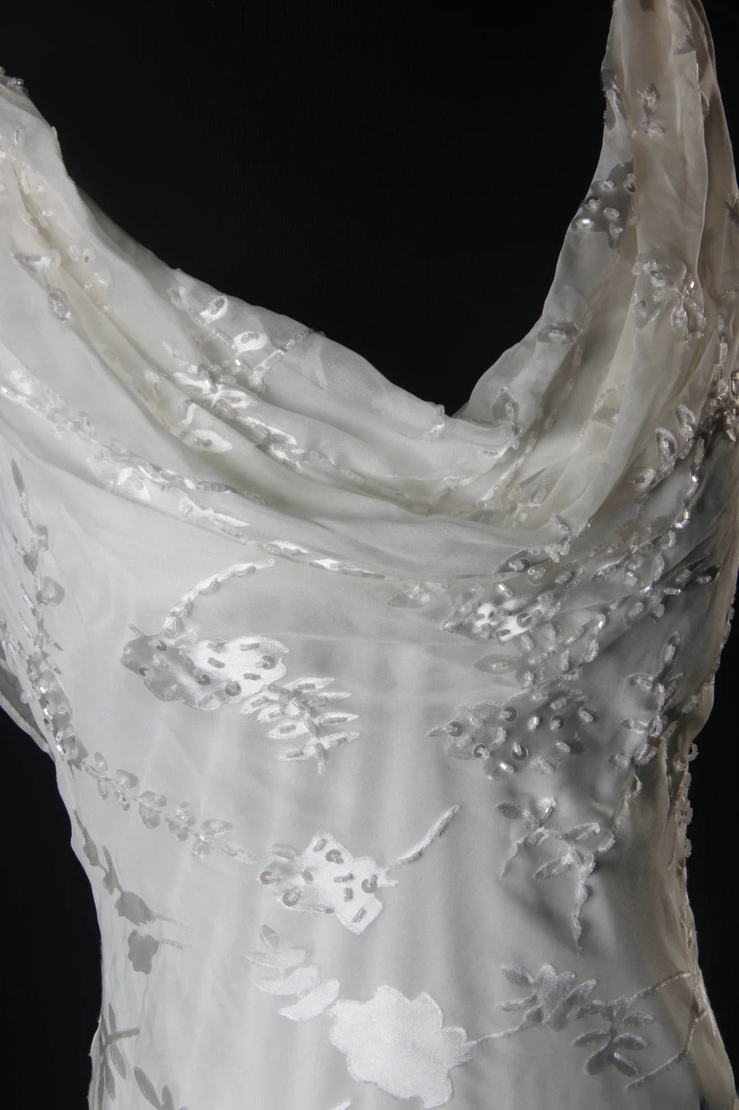 Elegantes Ballkleid im Stil der 1950er Jahre, Meerjungfrauen-Stil, silbergrauer Chiffon mit Perlen, langes Vintage-Abendkleid AS213