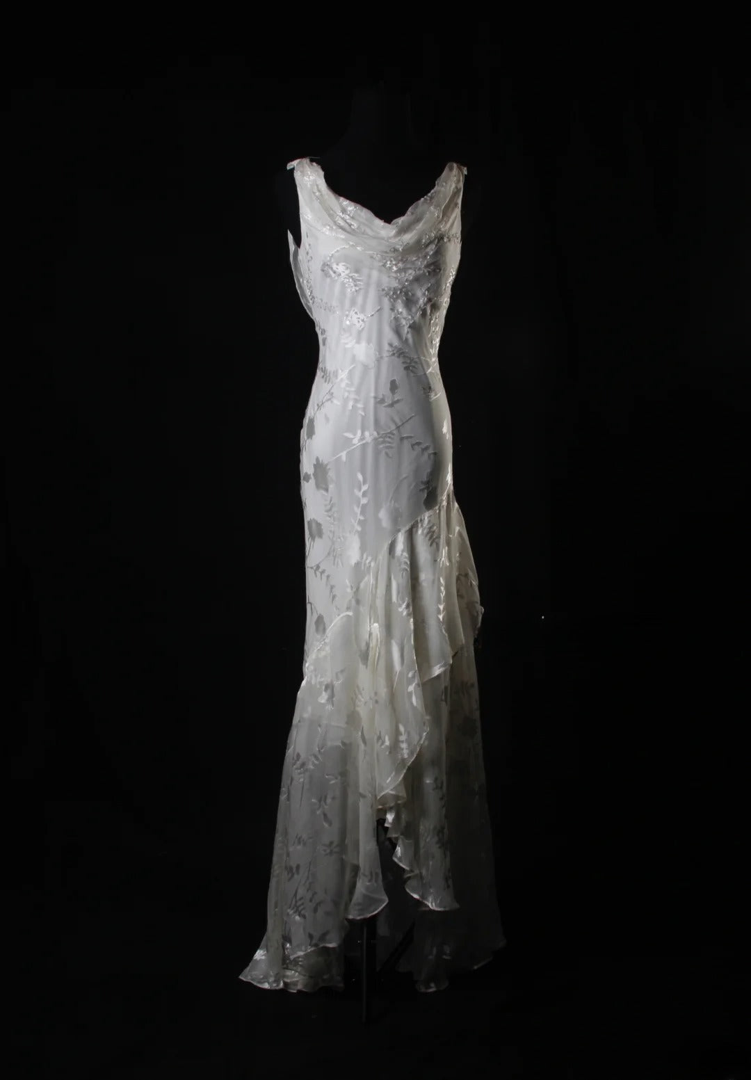 Elegantes Ballkleid im Stil der 1950er Jahre, Meerjungfrauen-Stil, silbergrauer Chiffon mit Perlen, langes Vintage-Abendkleid AS213
