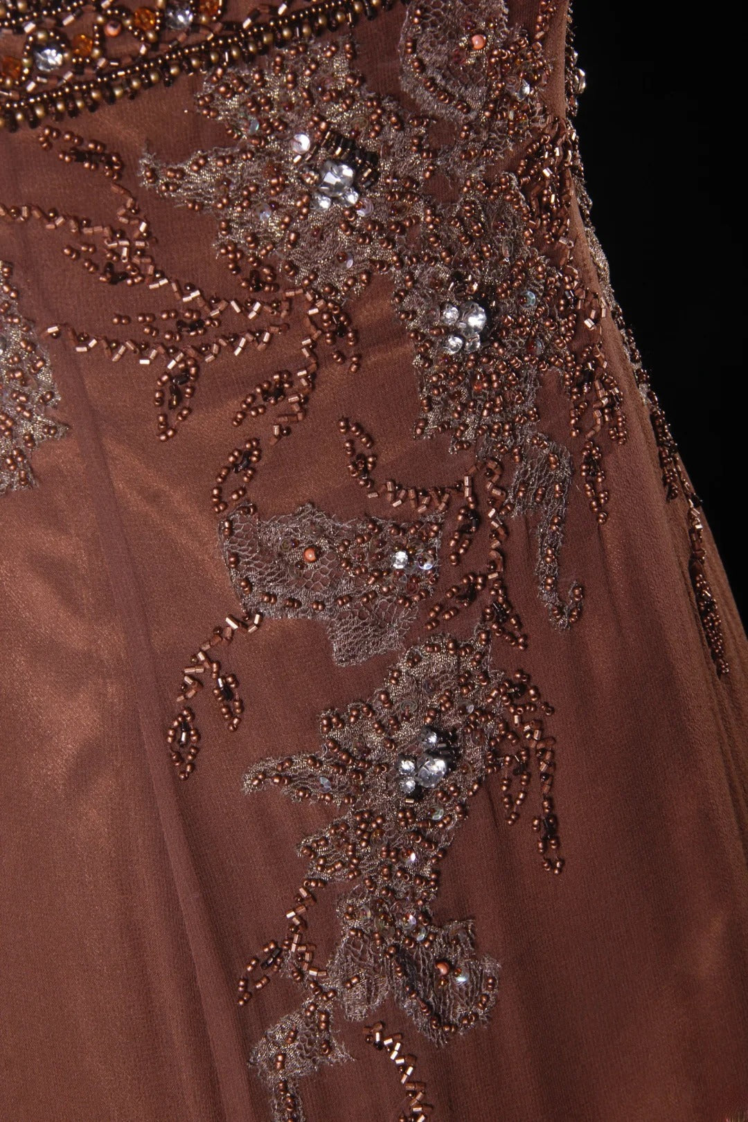 Robe de bal sirène vintage sans bretelles et sans manches, ornée de perles, longue et élégante, style années 1950, AS217