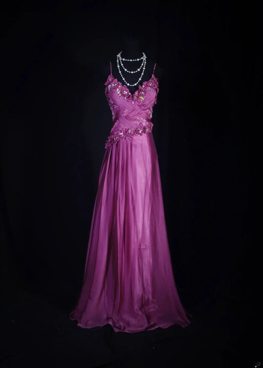 Elegantes Ballkleid im Stil der 1950er Jahre, A-Linie, Spaghettiträger, weinroter Tüll, langes Partykleid, Abendkleid AS249