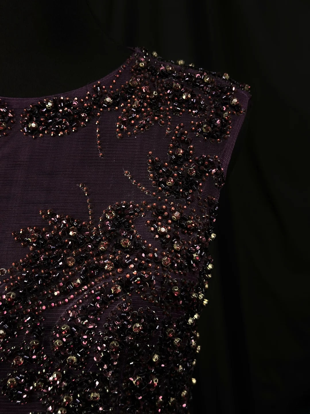 Beautiful Prom Dresses Mermaid Scoop Purple With Beading Crystals Long Formal Outfits RB6109