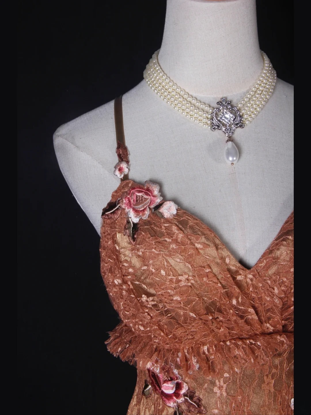 Robe de bal rétro à fines bretelles roses et marron, courte, idéale pour un 16e anniversaire, une soirée de retrouvailles ou un cocktail (AS271)