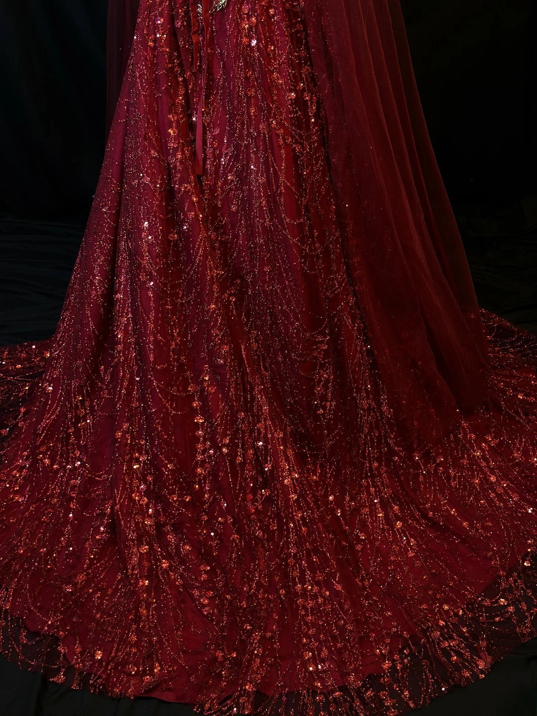 Vintage 90s Prom Dresses Ball Gown Straps Burgundy Tulle With Gold Beading Cape Party Gown Formal Outfits RB6126