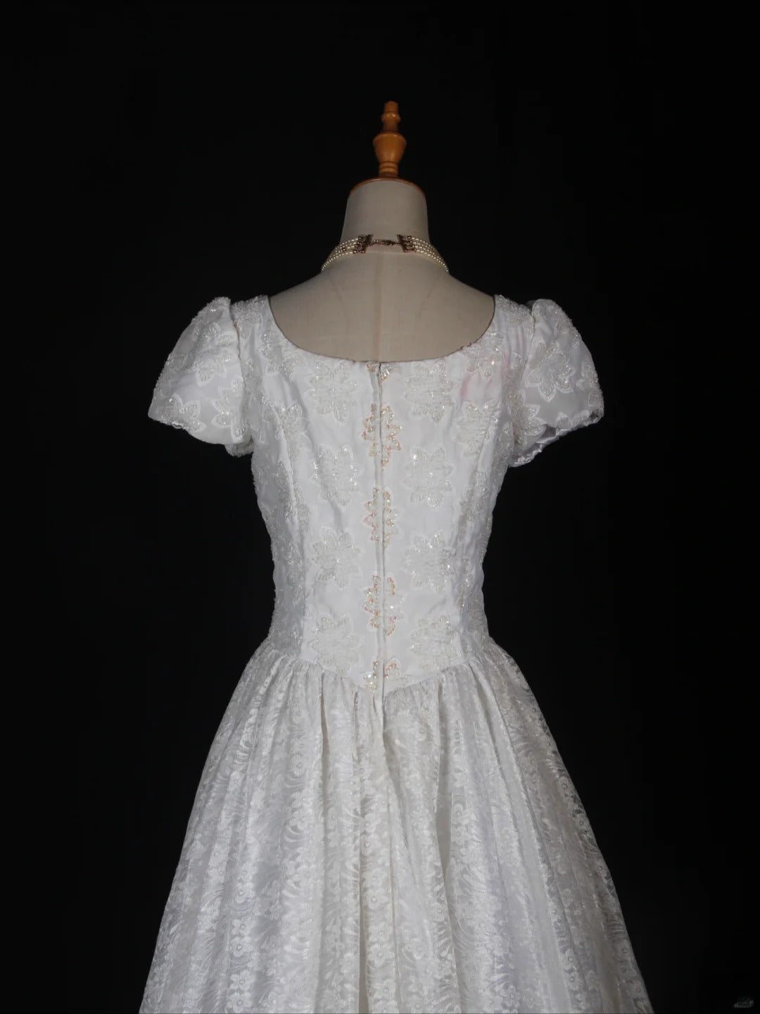 Brautkleider mit kurzen Ärmeln, Spitze, in kleinen/großen Größen, für standesamtliche Trauungen und Strandhochzeiten AS286