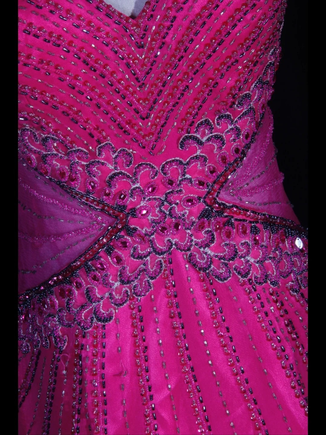 Vintage 2000s Mermaid Spaghetti Straps Hot Pink Tulle Beaded Bodice Plus Size Long Prom Dresses Impress 21th Birthday Outfits Prom Gown AS320
