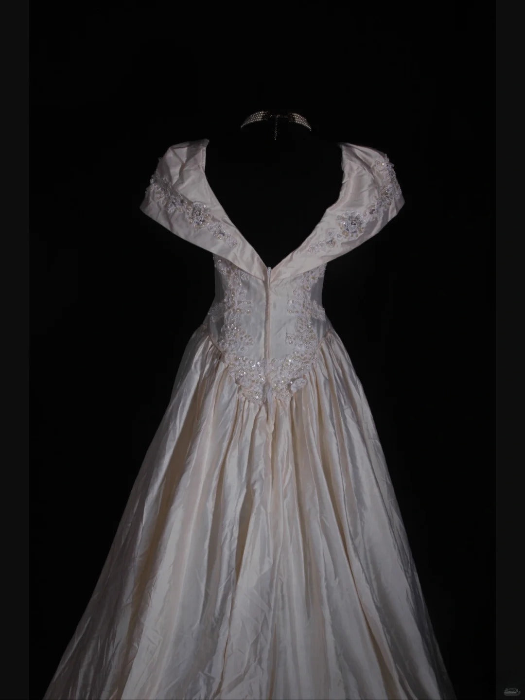 Retro 1950s Wedding Dresses for Bride Ball Gown V Neck With Beads Sleeves Lace Petite/Plus Size Bridal Gowns Civil Wedding for Summer Wedding AS339