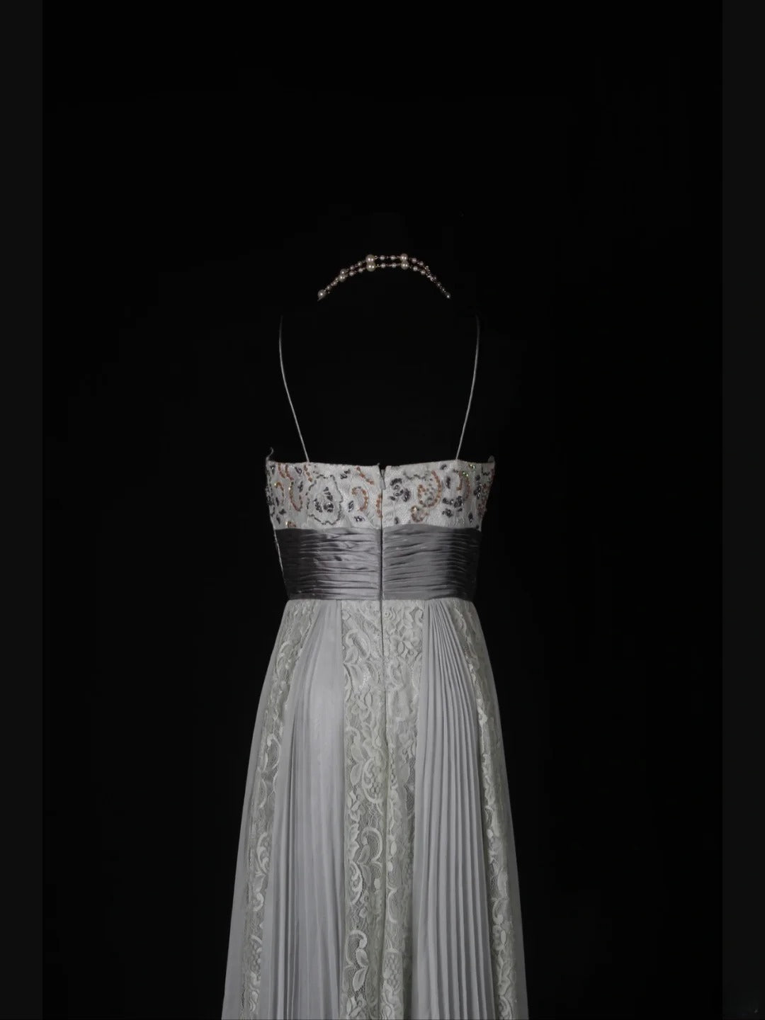 Vintage 2000s A Line Spaghetti Straps Chiffon Beads Plus Size With Lace Ankle Length Prom Dresses Impress 21th Birthday Outfits Party Gown AS346