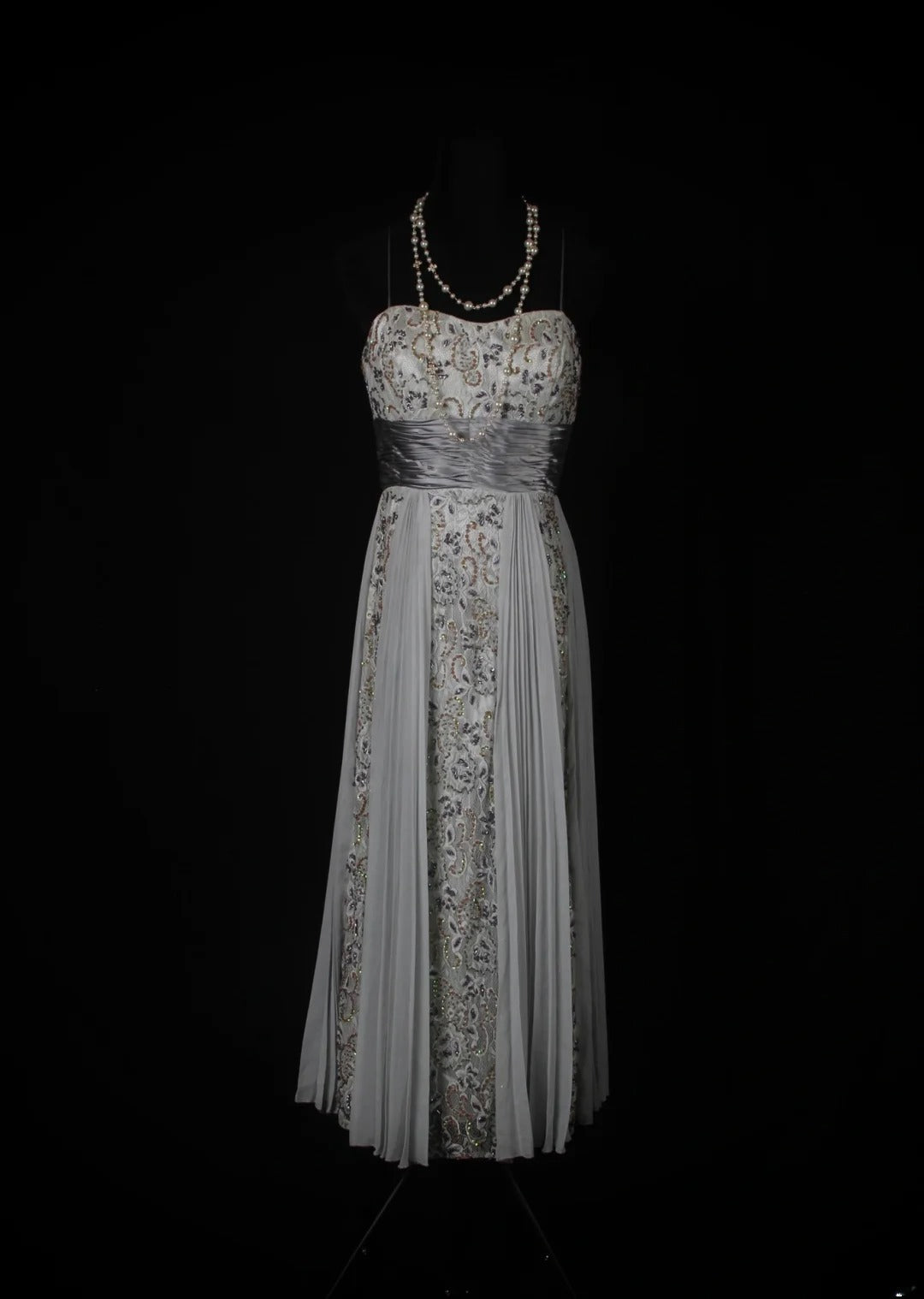 Vintage 2000s A Line Spaghetti Straps Chiffon Beads Plus Size With Lace Ankle Length Prom Dresses Impress 21th Birthday Outfits Party Gown AS346