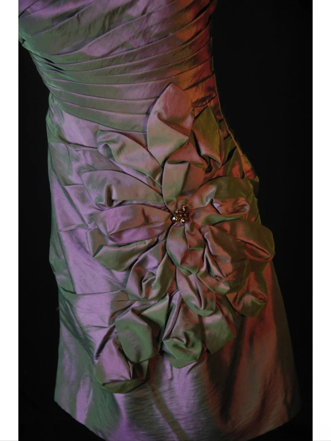 Vintage Sheath One Shoulder Grape Taffeta Beaded Bodice Plus Size 18th Birthday Outfits Homecoming Dresses Cocktail Gown AS379
