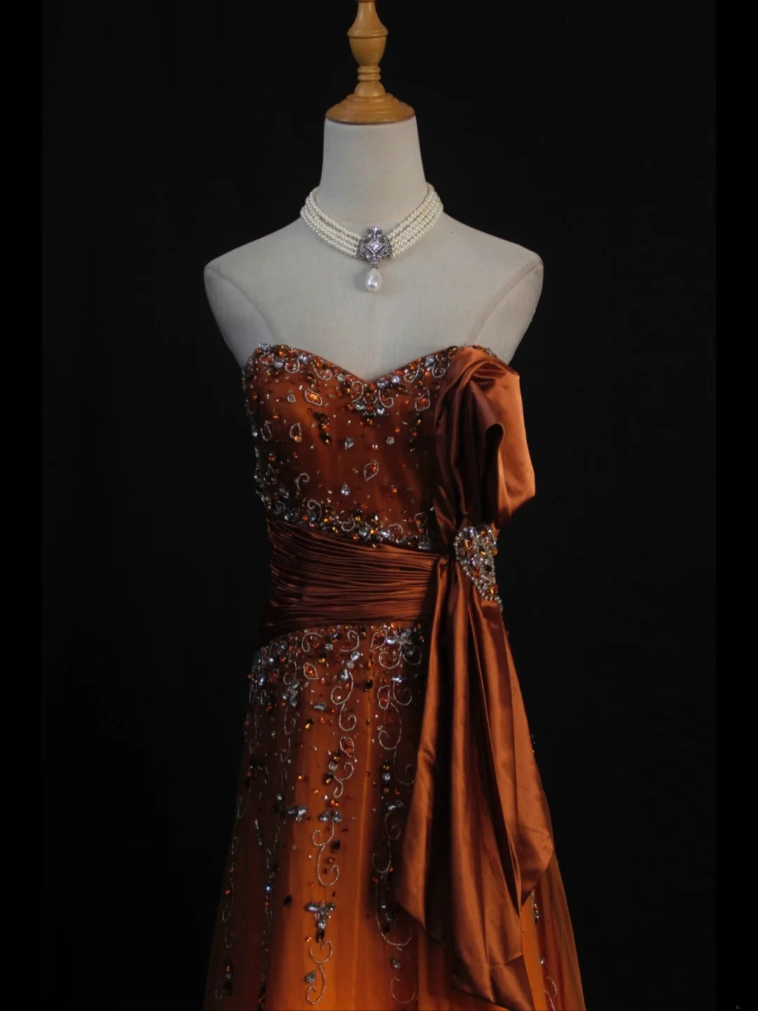 Retro-Abendkleid im Stil der 1950er Jahre: A-Linie, herzförmiger Ausschnitt, Tüll mit Perlen, langes Kleid, Inspiration für das Outfit zum 21. Geburtstag, formelles Abendkleid AS384