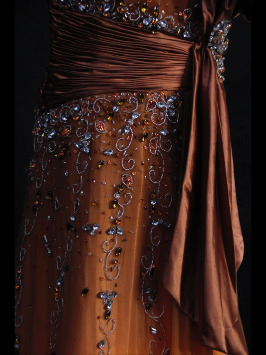 Retro 1950s A line Sweetheart Tulle With Beads Long Prom Dresses Inspo 21st Birthday Outfit Formal Gown AS384