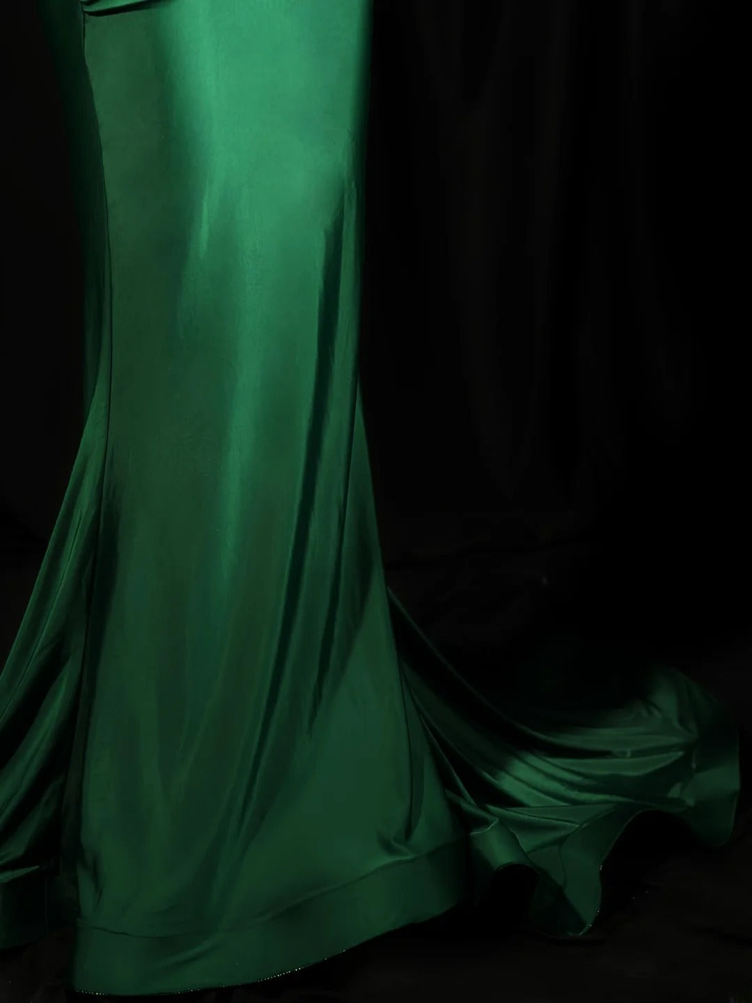 Vintage 2000s Prom Dresses Mermaid Spaghetti Strap Dark Green Long Party Formal Outfits RB6216