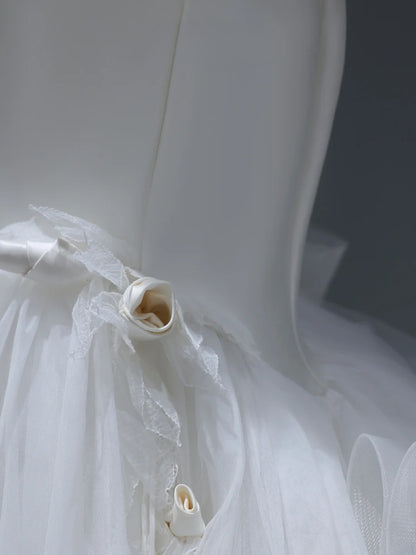 Elegant Classy Long Wedding Gowns Boho Ideas Mermaid Strapless Dresses Bohemian Style for Bride With Fitted Pleated Bridal Gown AS396