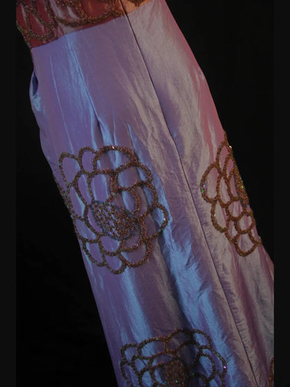 Retro-Abendkleid im Stil der 1950er Jahre: A-Linie, Spaghettiträger, Taft, bordeauxrot mit Perlen, Inspiration für ein Outfit zum 21. Geburtstag, Abendkleid AS407