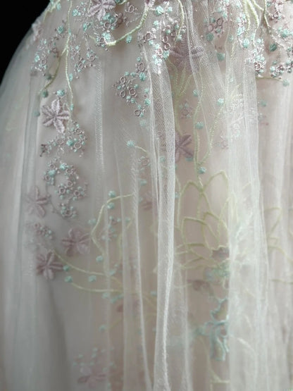 Classy Prom Dresses A Line Scoop Light Pink Tulle 1950s Retro Classy Party Formal Outfits RB6224