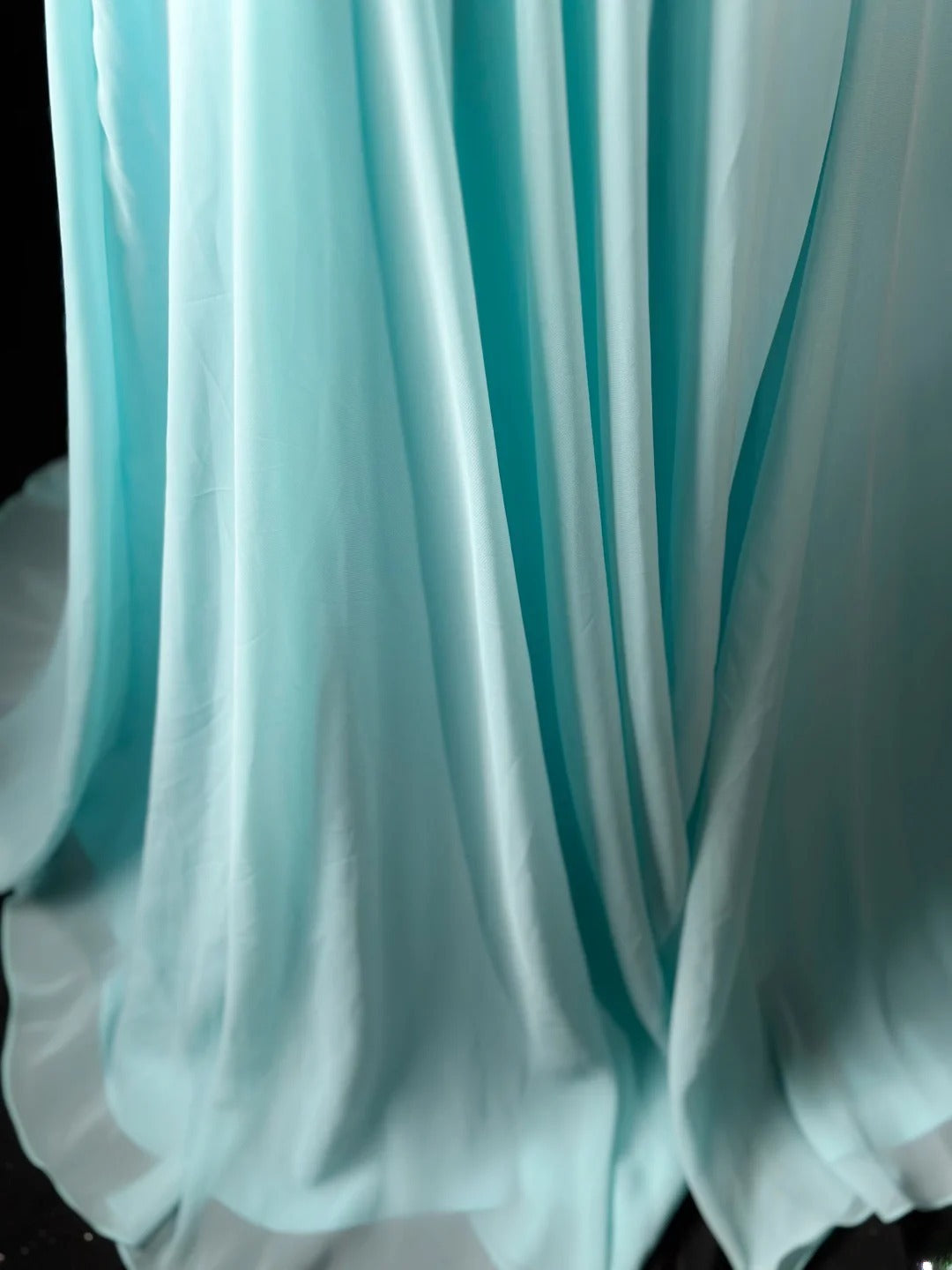 Prom Dresses A line Halter Tiffany Blue Chiffon Vintage 1950s Retro Classy Party Formal Outfits RB6228