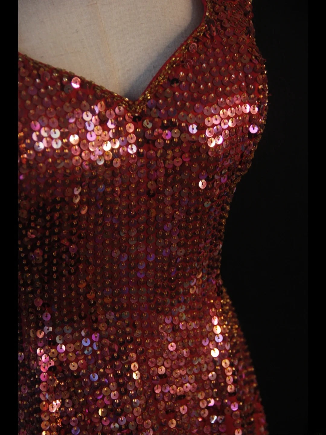 Vintage A Line Halter Burgundy Sequins 1950s With Slit Beaded Bodice Long Prom Dresses Inspo Birthday Outfit Formal Dress For Woman AS426