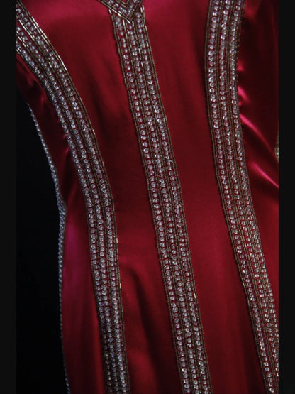 Vintage A Line Halter Hot Pink Satin 1950s With Beaded Bodice Long Prom Dresses Inspo Birthday Outfit Formal Dress For Women AS432