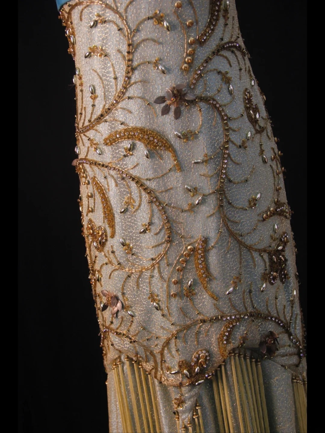Vintage Mermaid Halter Gold Sequins 70s With Beads Prom Max Dresses Inspo 18th Birthday Outfit Formal Dress For Women AS464