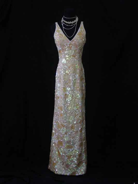Retro 80s Sheath V Neck Sequins Long Slim Prom Dresses Inspo 22th Birthday Outfit Formal Dress AS495