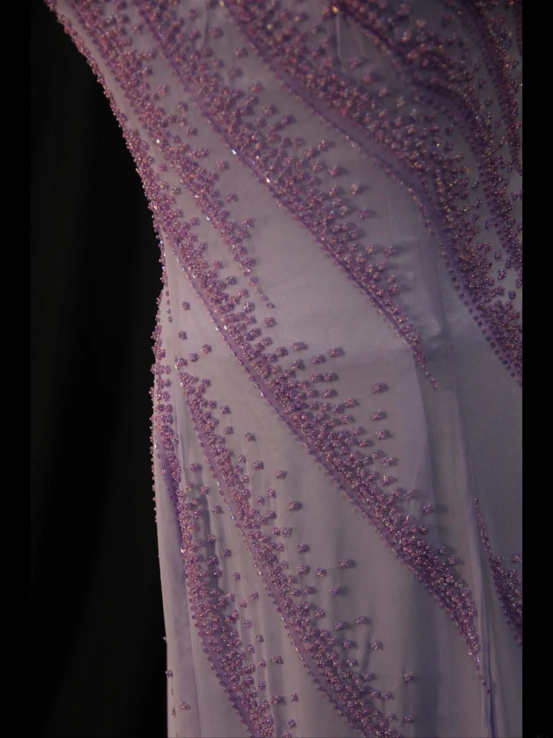 Vintage A line Spaghetti Straps Lilac Backless Chiffon 90s With Beads Prom Max Dresses Inspo 19th Birthday Outfit Formal Dress For Women AS497