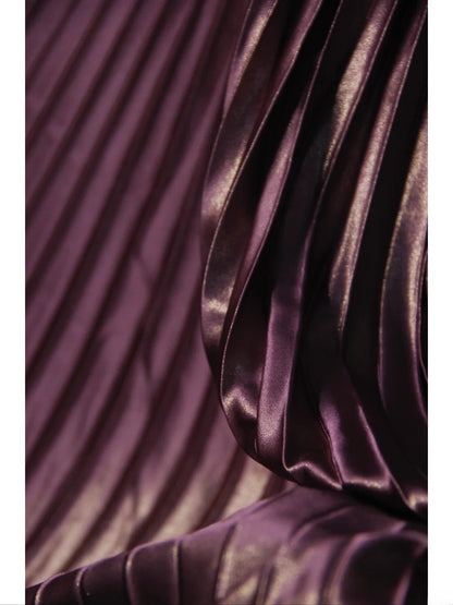 Vintage A-Linien-Kleid in Altlila aus den 1950er Jahren mit Perlen, plissiertem Oberteil, langes Ballkleid, Inspiration für den 18. Geburtstag, formelles Abendkleid AS501