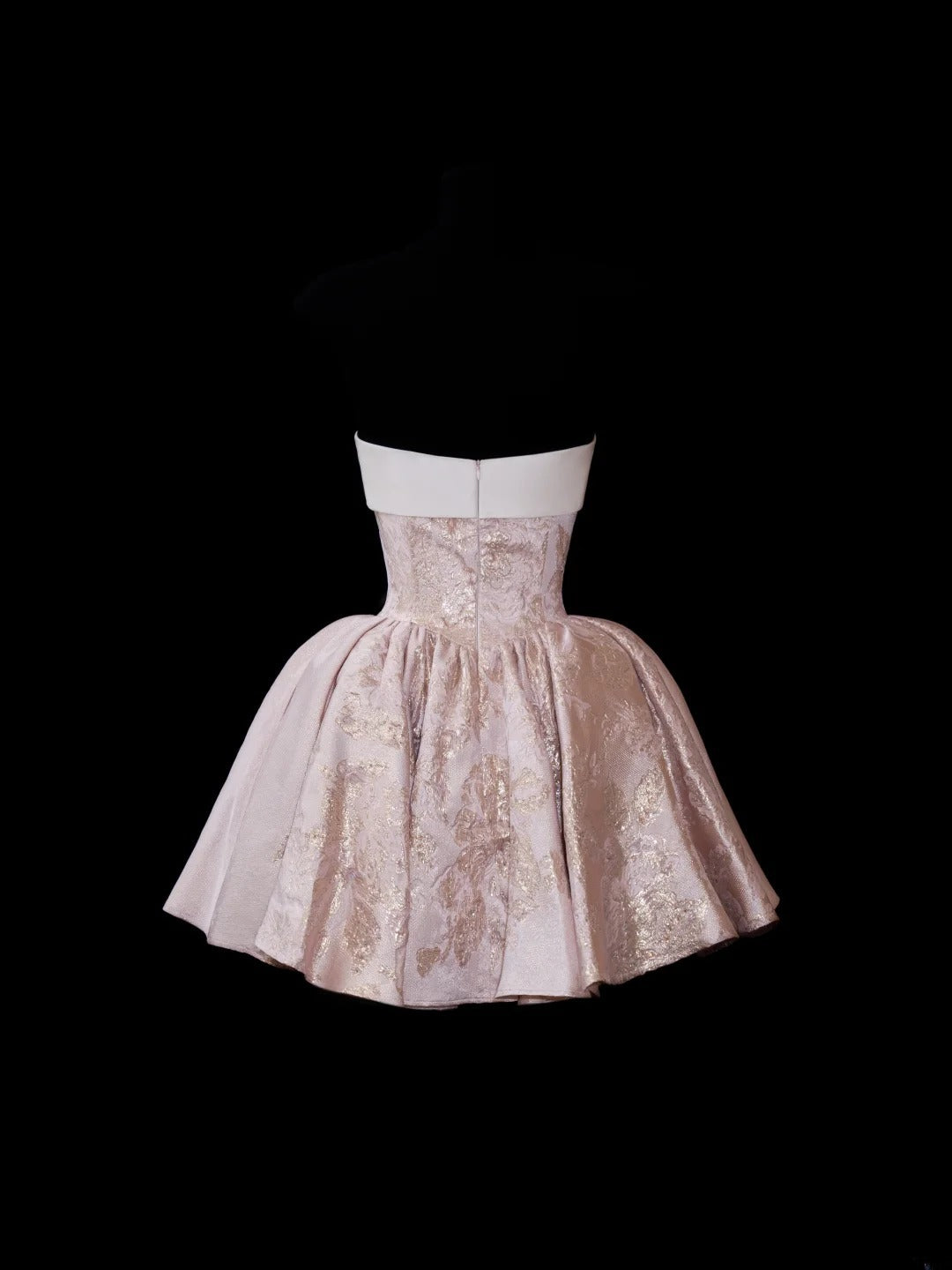 Elegantes trägerloses Ballkleid in zartem Rosa, ideal zum 16. Geburtstag, als Spitzenkleid oder Cocktailkleid, AS582