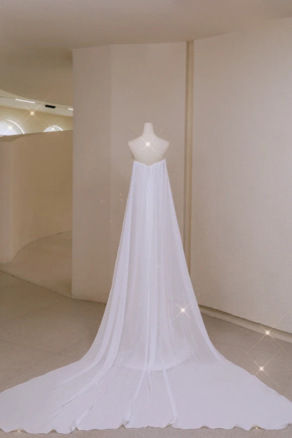 Robe de mariée sirène simple, bustier, corset ajusté blanc, longue, en satin, robes de mariée, robes de mariée AU004
