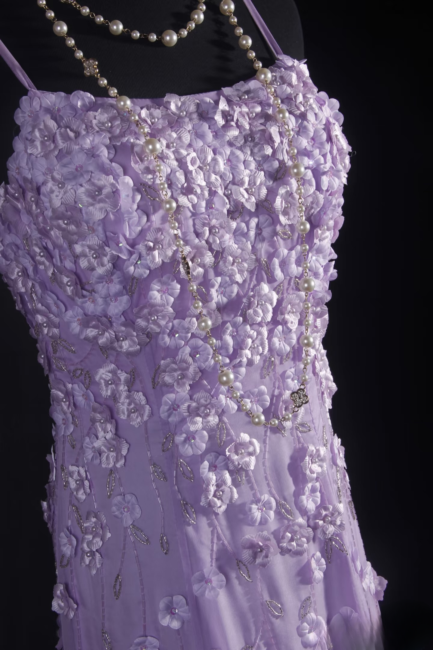 Robes de bal rétro, coupe trapèze, bretelles spaghetti, tulle lilas, style vintage, robes de soirée longues, AU019
