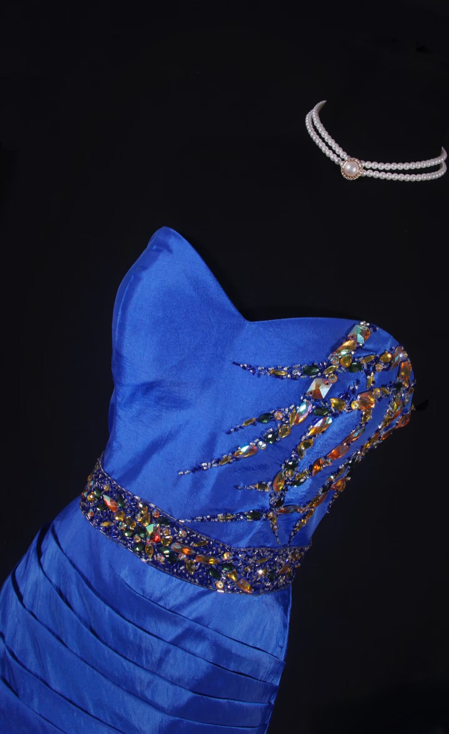Vintage Prom Dresses 1980s Retro Classy Mermaid Sweethart Royal Blue Taffeta Inspo Long Prom Gown AU040