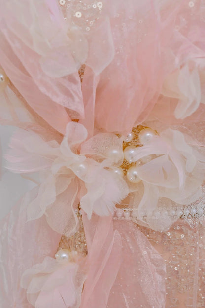 Classy A line Off The Shoulder Blush Pink Floor Length Prom Dresses Formal Dress Birthday Outfits Prom Gown AU057