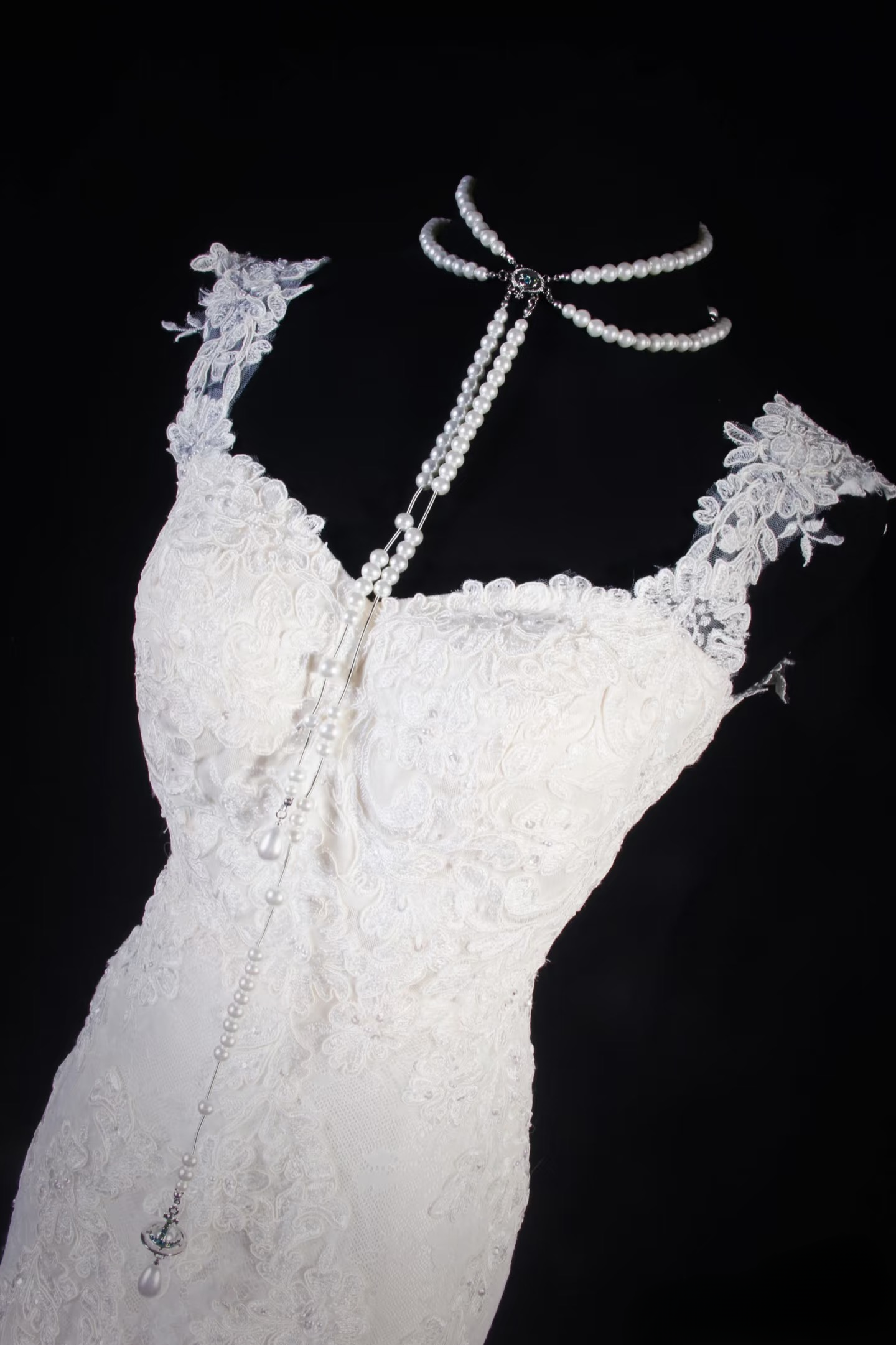 Chic Mermaid Sweetheart Lace White Fitted Corset Long Wedding Dress Bride Gowns Wedding Dresses AU057