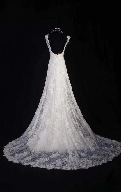 Chic Mermaid Sweetheart Lace White Fitted Corset Long Wedding Dress Bride Gowns Wedding Dresses AU057