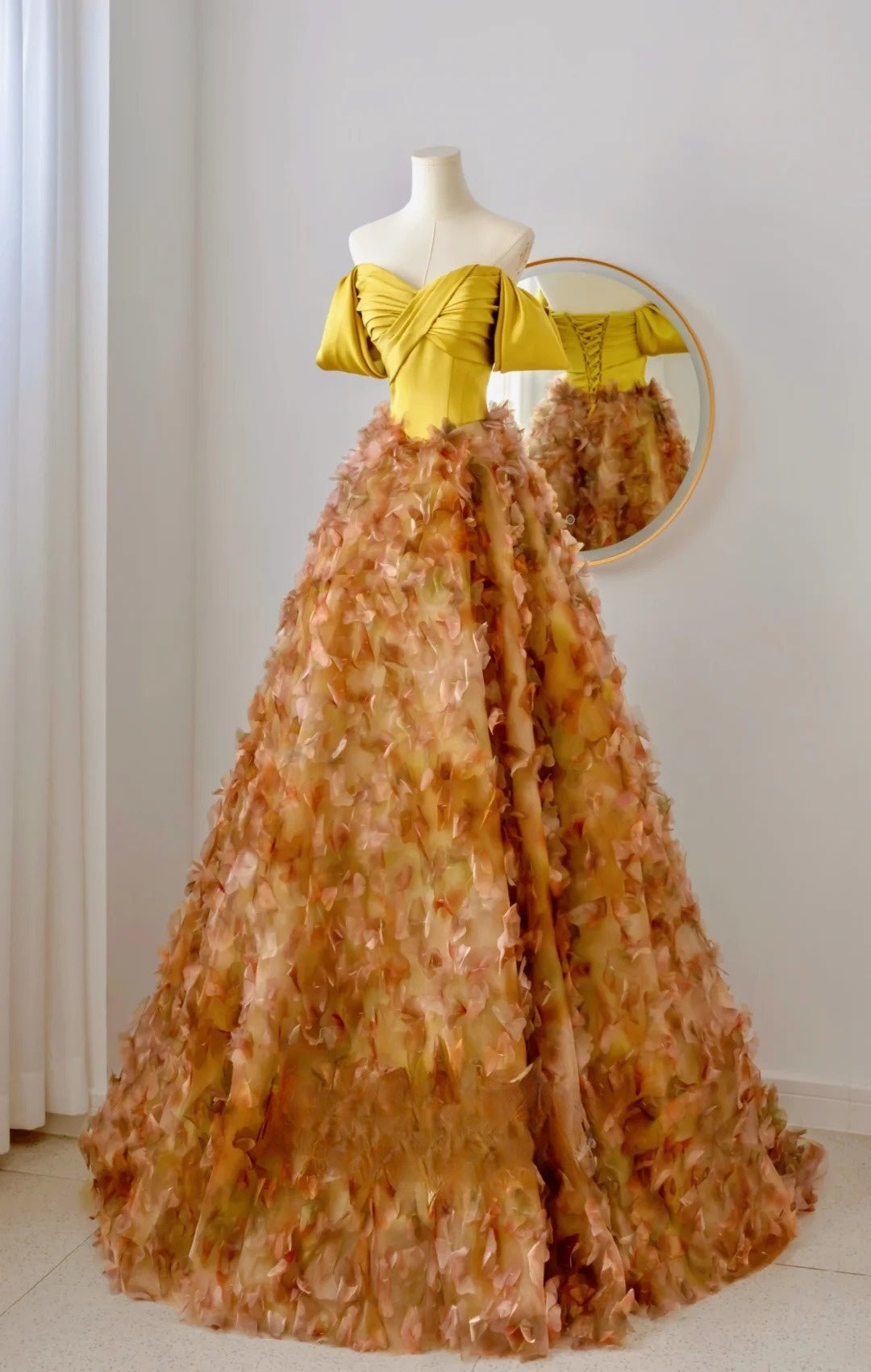 Robe de bal princesse Quinceanera en satin, décolleté en cœur, tenue de bal, robe longue Sweet 16, AU072