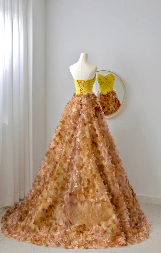 Princess Quinceanera Dresses Ball Gown Sweetheart Satin Quince Outfits Vestidos De 15 Anos Long Sweet 16 Dress AU072