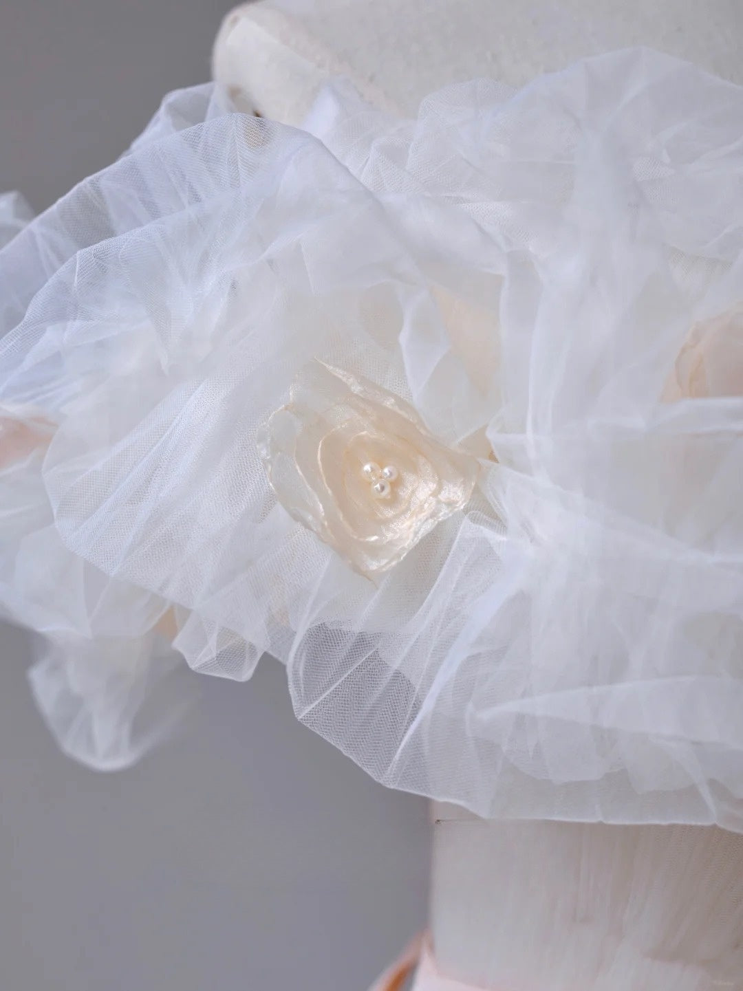 Robe de bal élégante en tulle à épaules dénudées, robe de soirée longue, tenue de remise de diplôme, AU078