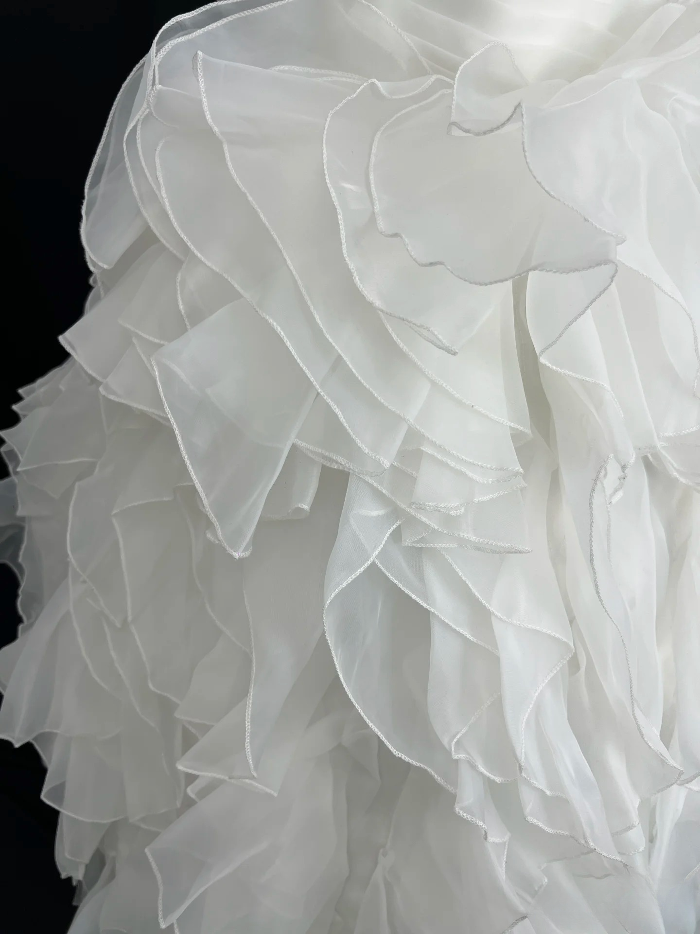 Retro Ball Gown Sweetheart Tulle Layers Style Long 1970s Inspired Wedding Dress Bride Gowns Wedding Dresses AU116