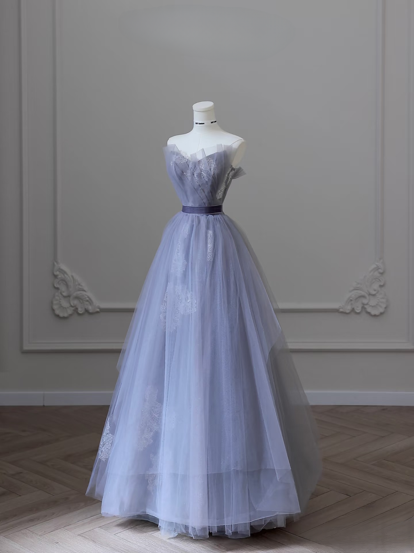Bescheidenes Ballkleid Sweetheart Tüll Lavendel Ballkleider Inspiration Ballkleid Prinzessin Party Geburtstag Abschlusskleid AU123