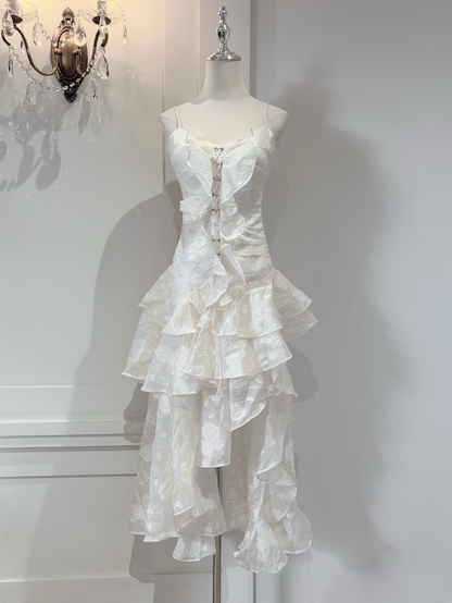 Vintage Prom Dresses Mermaid Spaghetti Strap Sleeveless Lace Prom Dress Inspiration Long Prom Dresses AU141