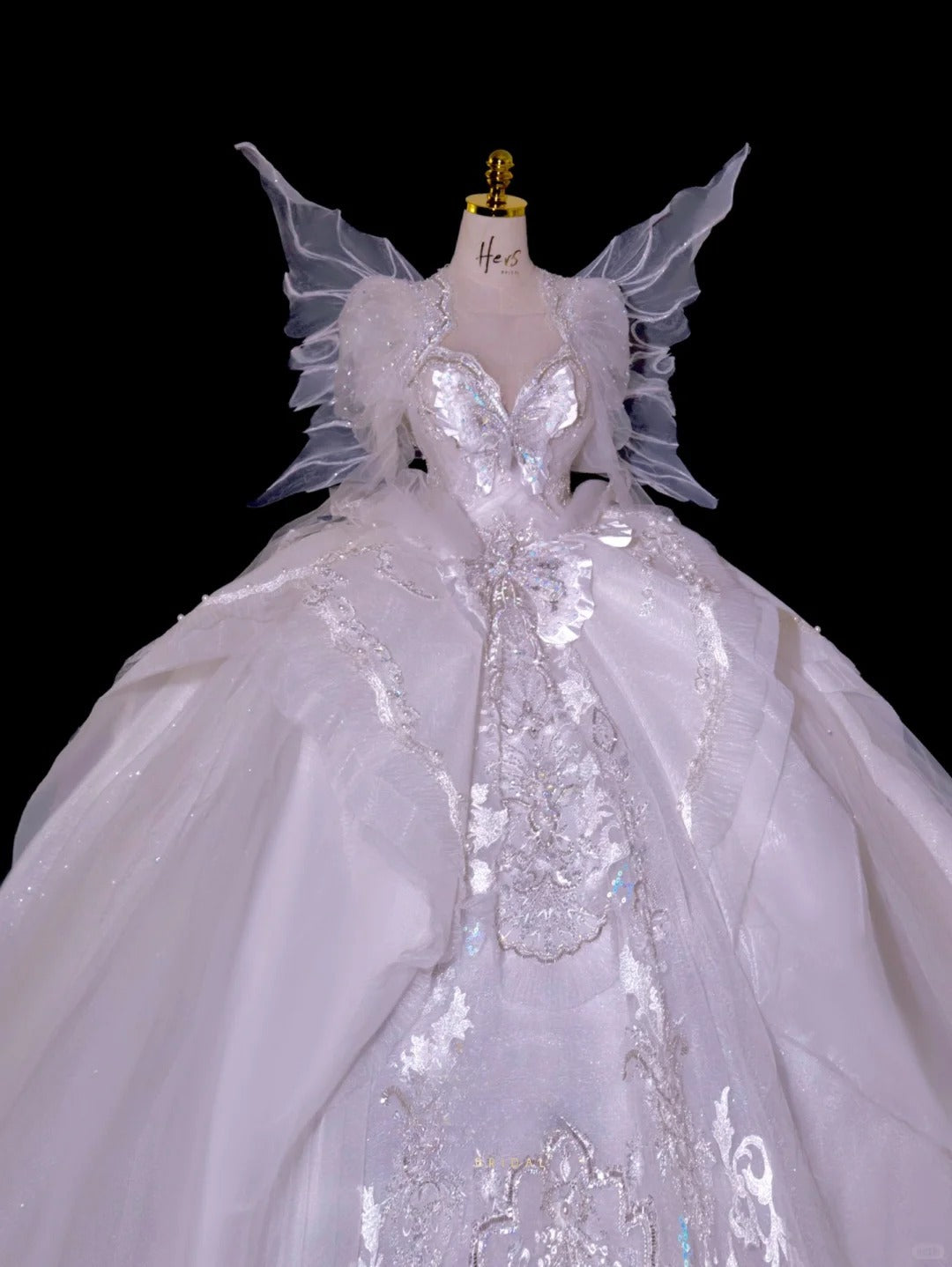 Fairy-tale Ball Gown Sweetheart With Sleeves Tulle Brides Gown Bridal Dress Wedding Dresses Style RB6615
